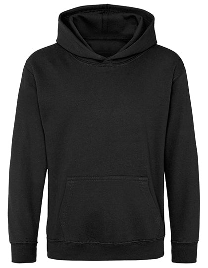 Hoodie Just Hoods kids + logo klein (borduren)