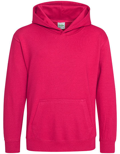 Hoodie Just Hoods kids + logo klein (borduren)